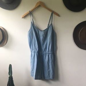 Forever 21 Blue Romper